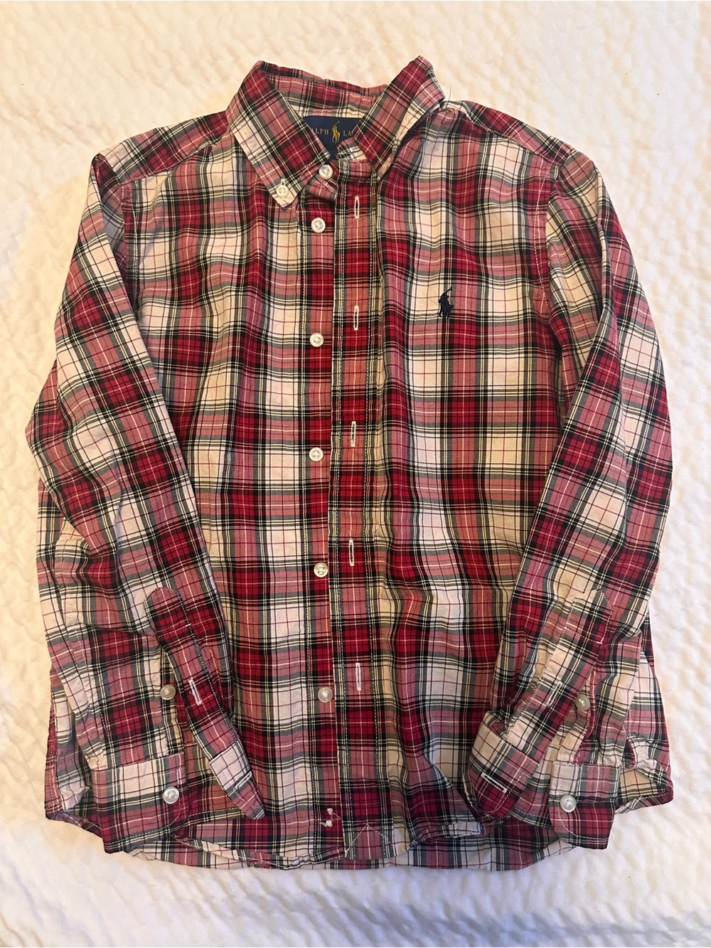 Ralph Lauren Button Down Shirt-Boys Size 7